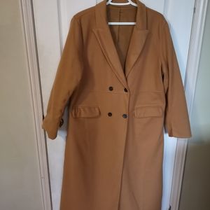 SHEIN tan overcoat